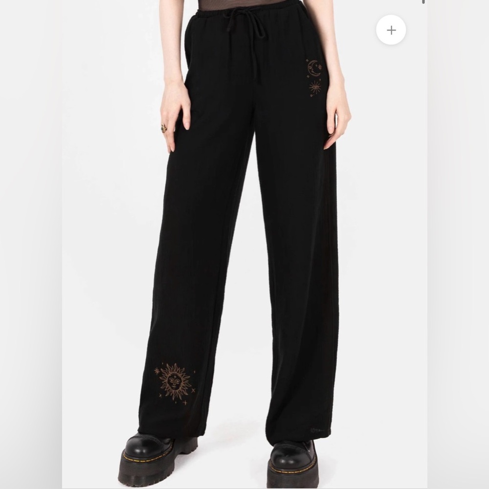 Disturbia Cosmos Embroidered Pants